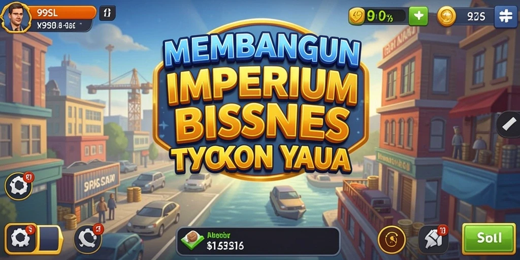 Screenshot gameplay 99SL yang menunjukkan manajemen bisnis Tycoon.