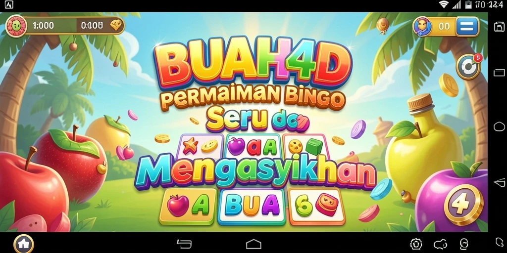 Tampilan menarik BUAH4D yang menampilkan gameplay Bingo yang seru.