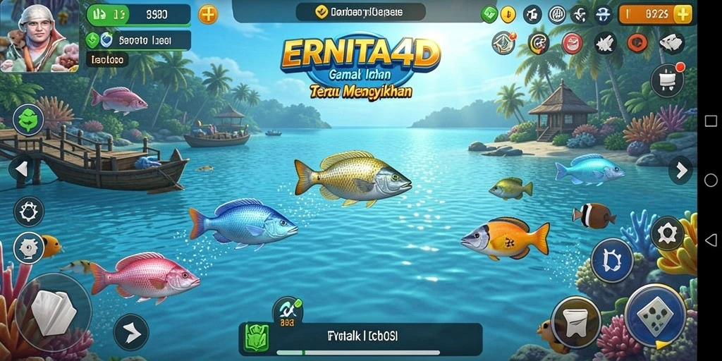 Tampilan gameplay seru permainan Tembak Ikan.