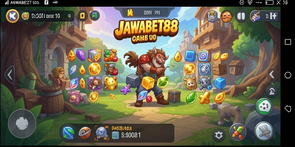 Tampilan gameplay <strong>JAWABET88</strong> yang menarik dan penuh warna.