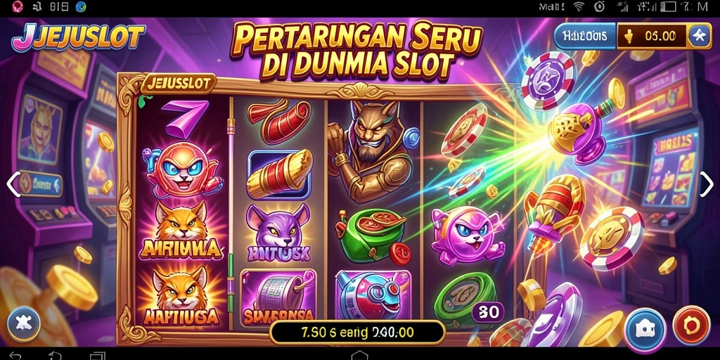 Tangkapan layar dari gameplay JEJUSLOT yang mendebarkan.