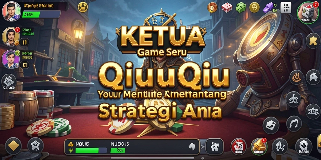 Screenshot gameplay KETUA yang menampilkan aksi QiuQiu seru.