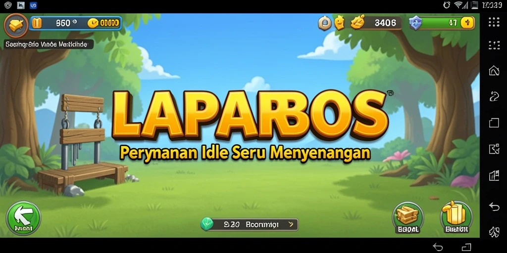 Tampilan menarik dari gameplay LAPARBOS yang menawan.