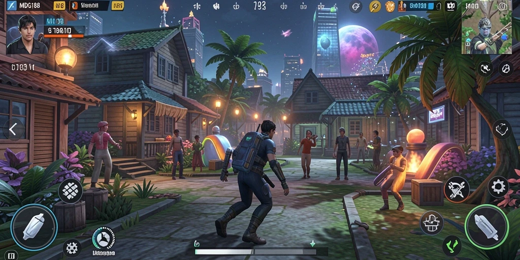 Tangkapan layar gameplay MDG188 menunjukkan aksi simulasi yang seru.