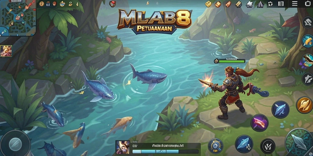 Gameplay seru MLBB8 dengan aksi memancing yang mengasyikkan.