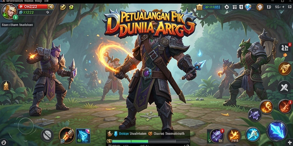 Gameplay menarik dari OH222 dengan pertempuran ARPG yang intens.