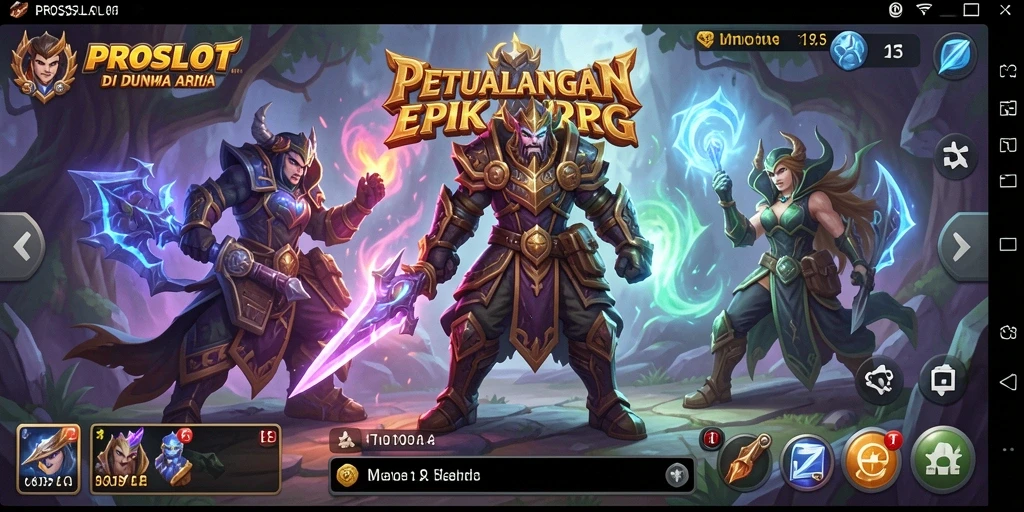Tampilan gameplay menakjubkan dalam dunia ARPG PROSLOT.