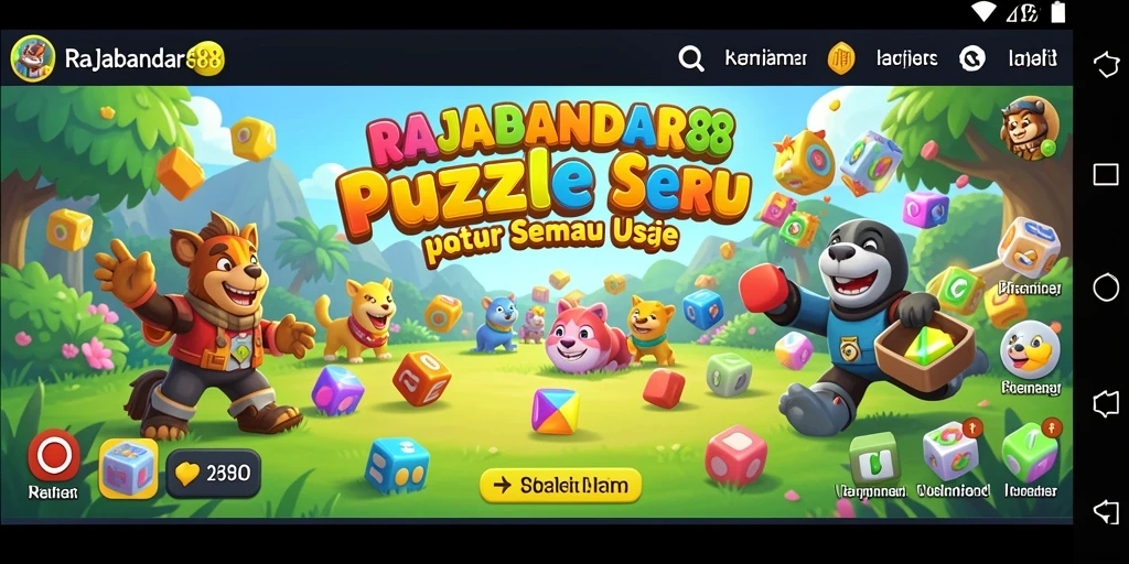 Tampilan gameplay seru dalam RAJABANDAR88 yang penuh tantangan.