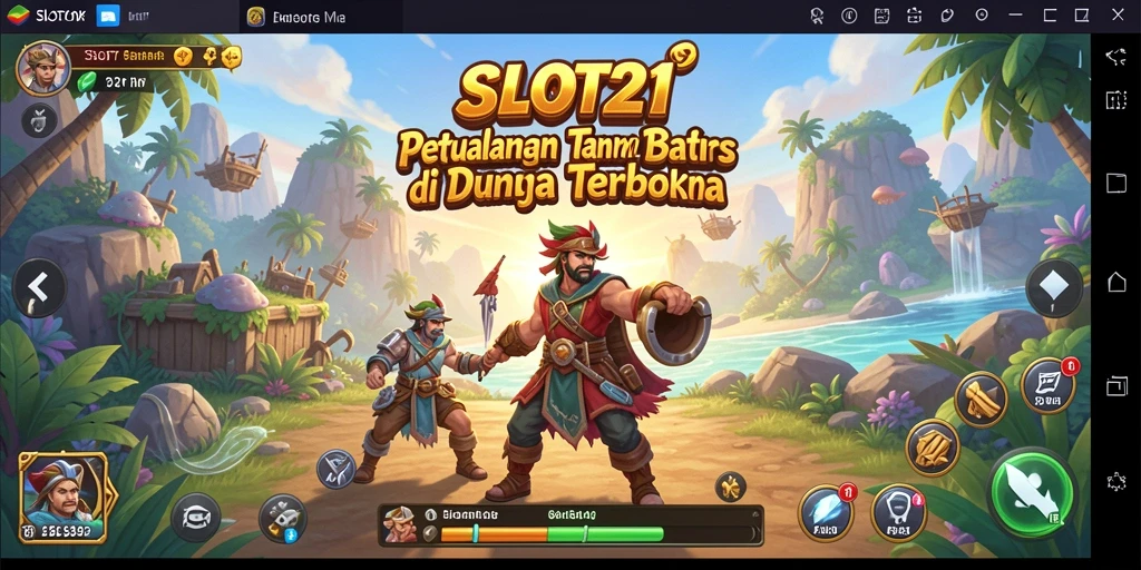 Screenshot gameplay menunjukkan karakter menjelajahi dunia terbuka yang luas.