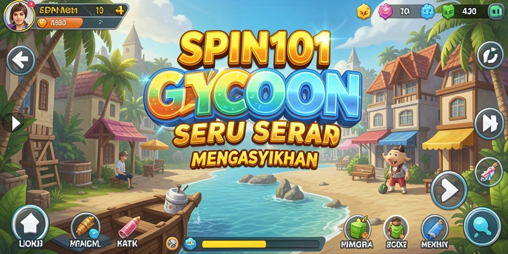 Tampilan gameplay SPIN101 yang menawan dan interaktif.