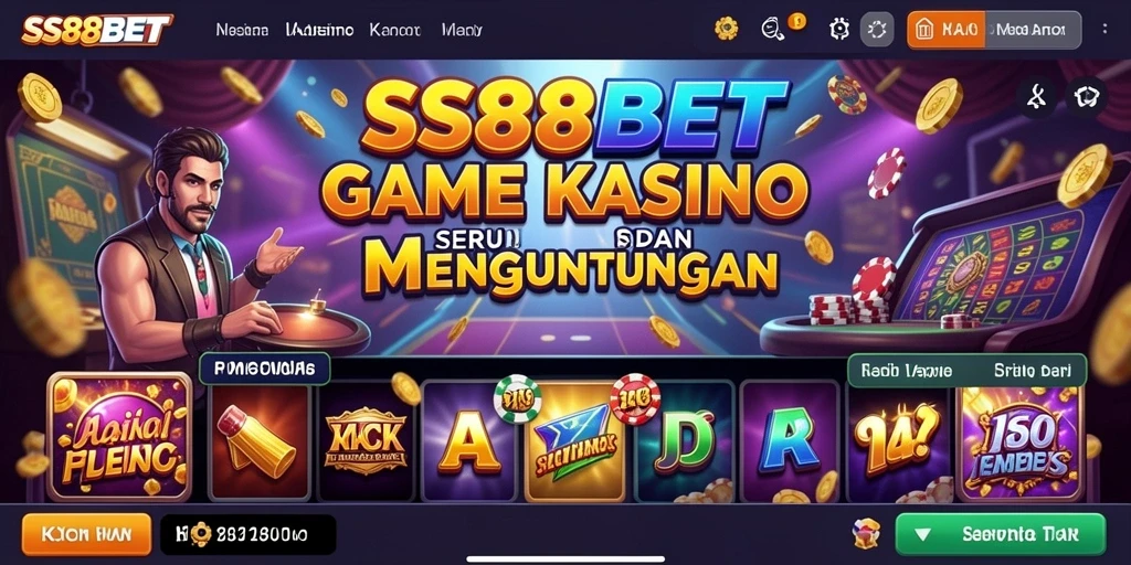Tampilan menawan gameplay Kasino di SS88BET.