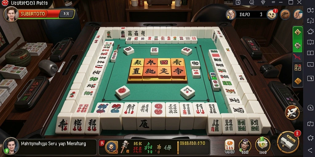 Tampilan screenshot <strong>SUBURTOTO</strong> menampilkan permainan Mahjong yang seru dan menantang.