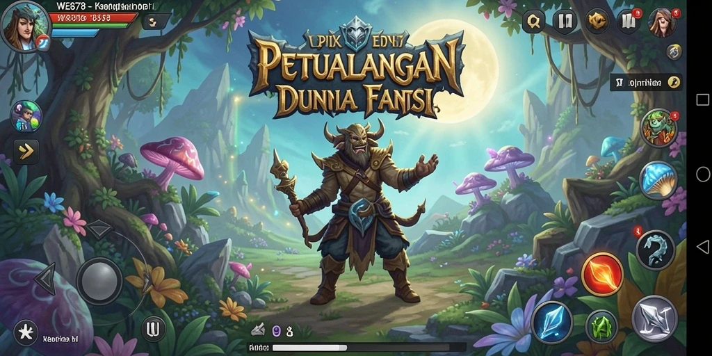 Tangkapan layar WE878 yang menampilkan aksi petualangan seru.